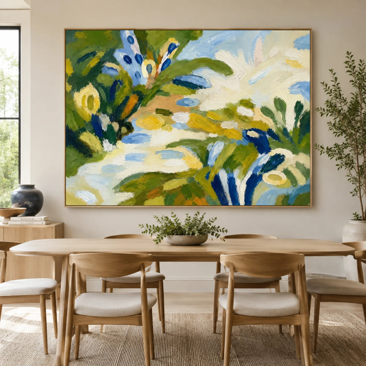 Expressive Contemporary Art｜Verdant Bloom Rhythm