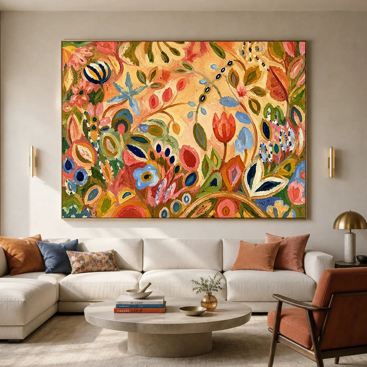 Expressive Contemporary Art｜Coral Garden Symphony