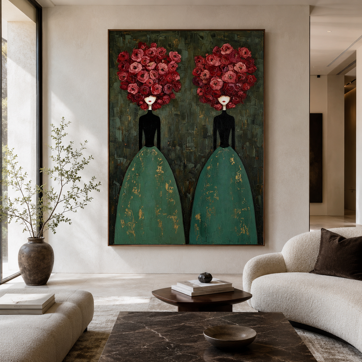 Modern Folk Art｜Crimson Sisters