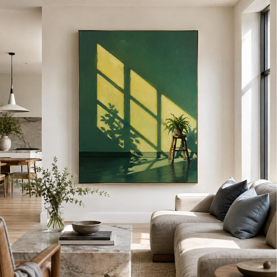 Expressive Contemporary Art｜Sunlit Stillness