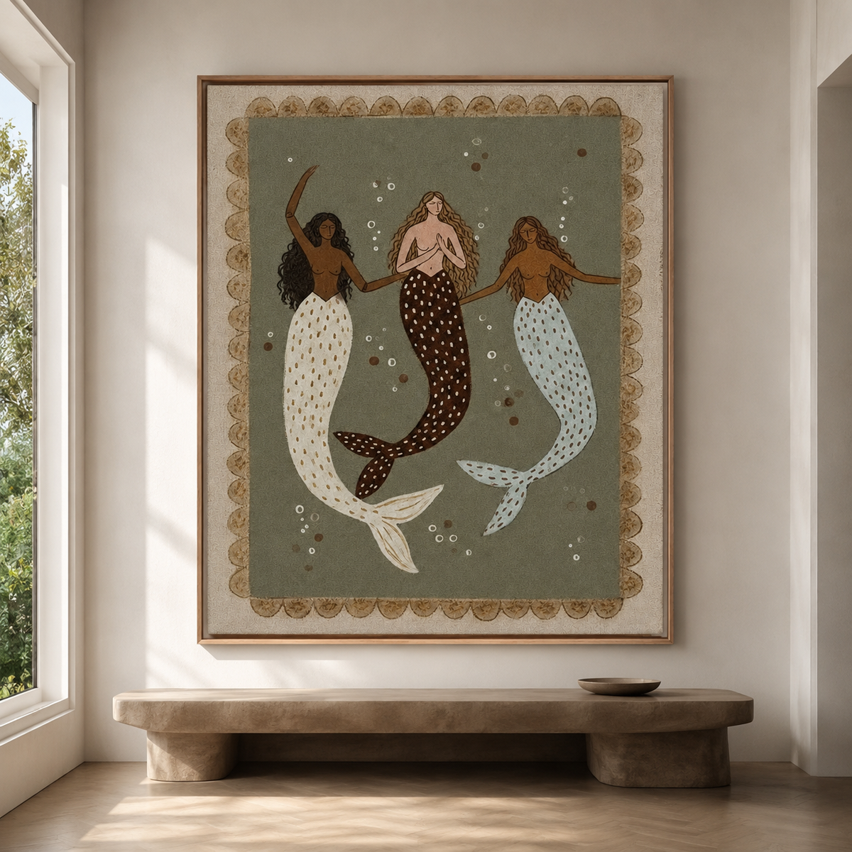 Modern Folk Art ｜ Three Guardians of the Moonlit Sea