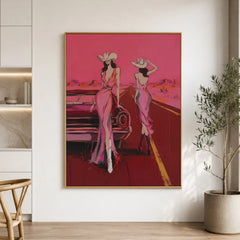 Western Pop Art｜Pink Desert Roadtrip