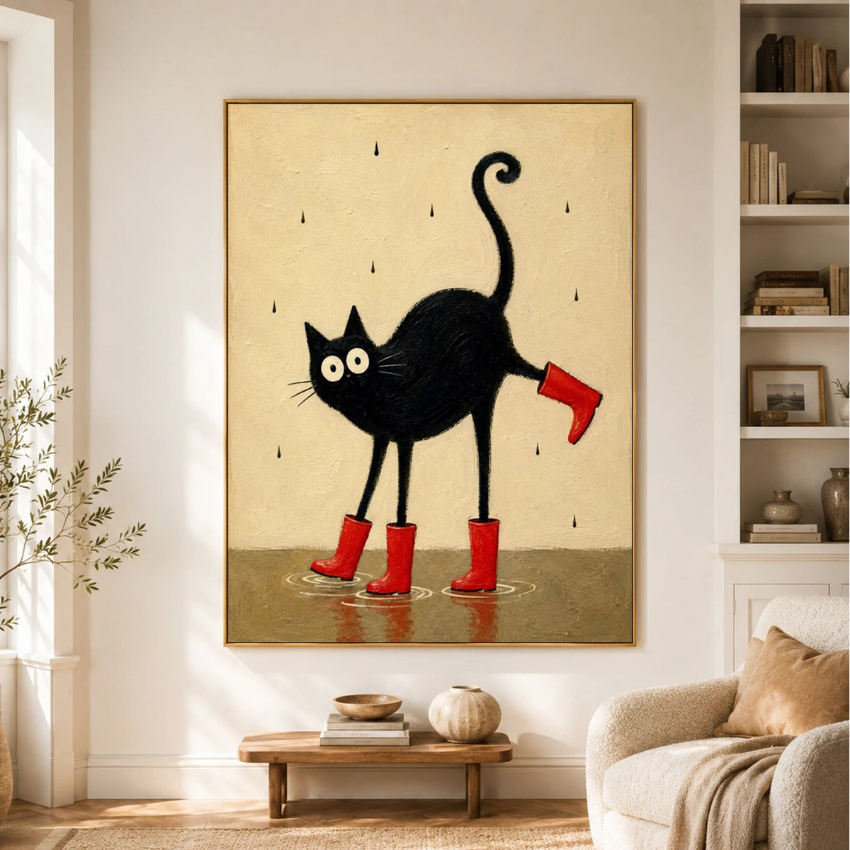 Modern Folk Art｜Rainy Boot Whiskers