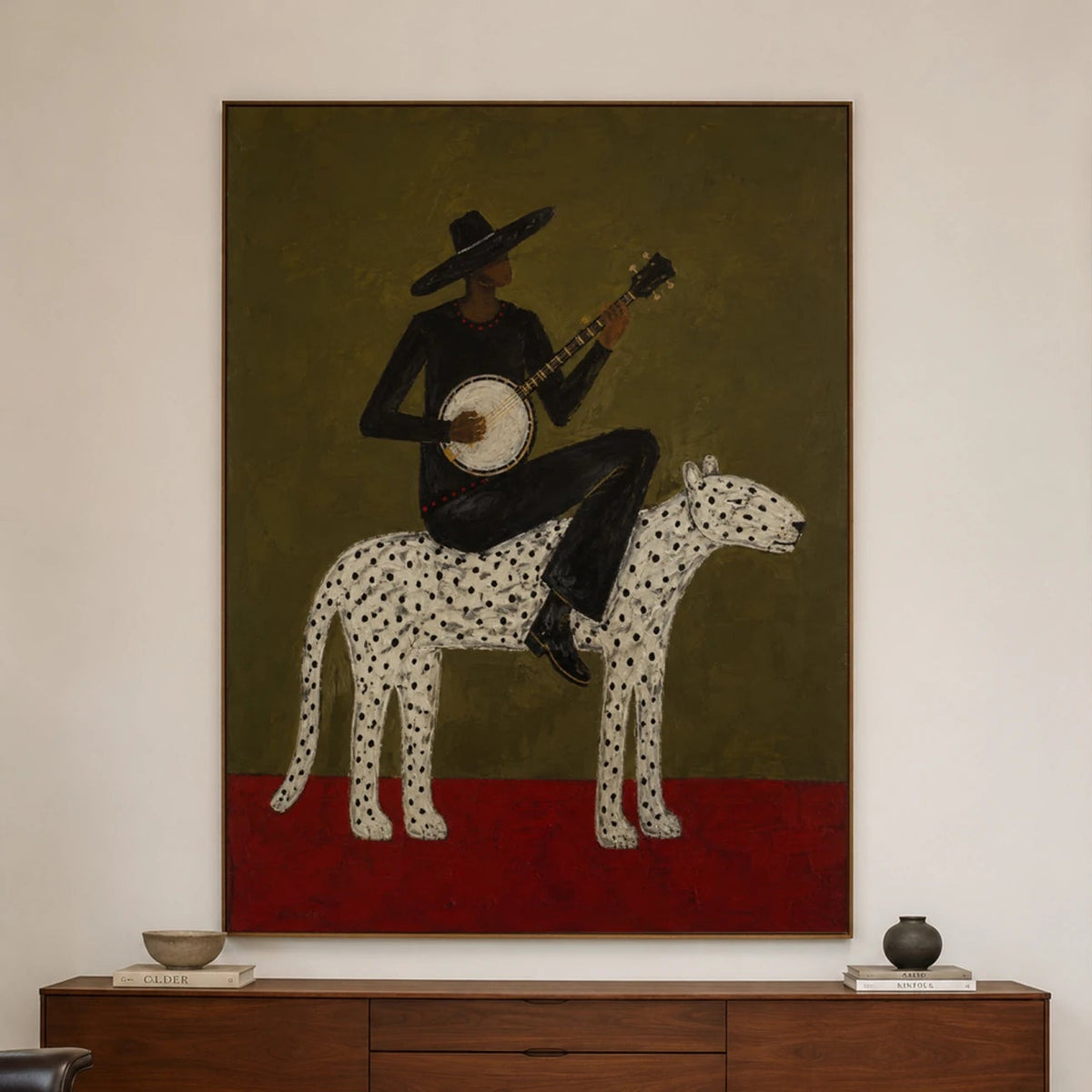 Modern Folk Art｜Midnight Banjo Rider