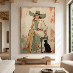 Western Pop Art｜Cowgirl & Midnight Muse