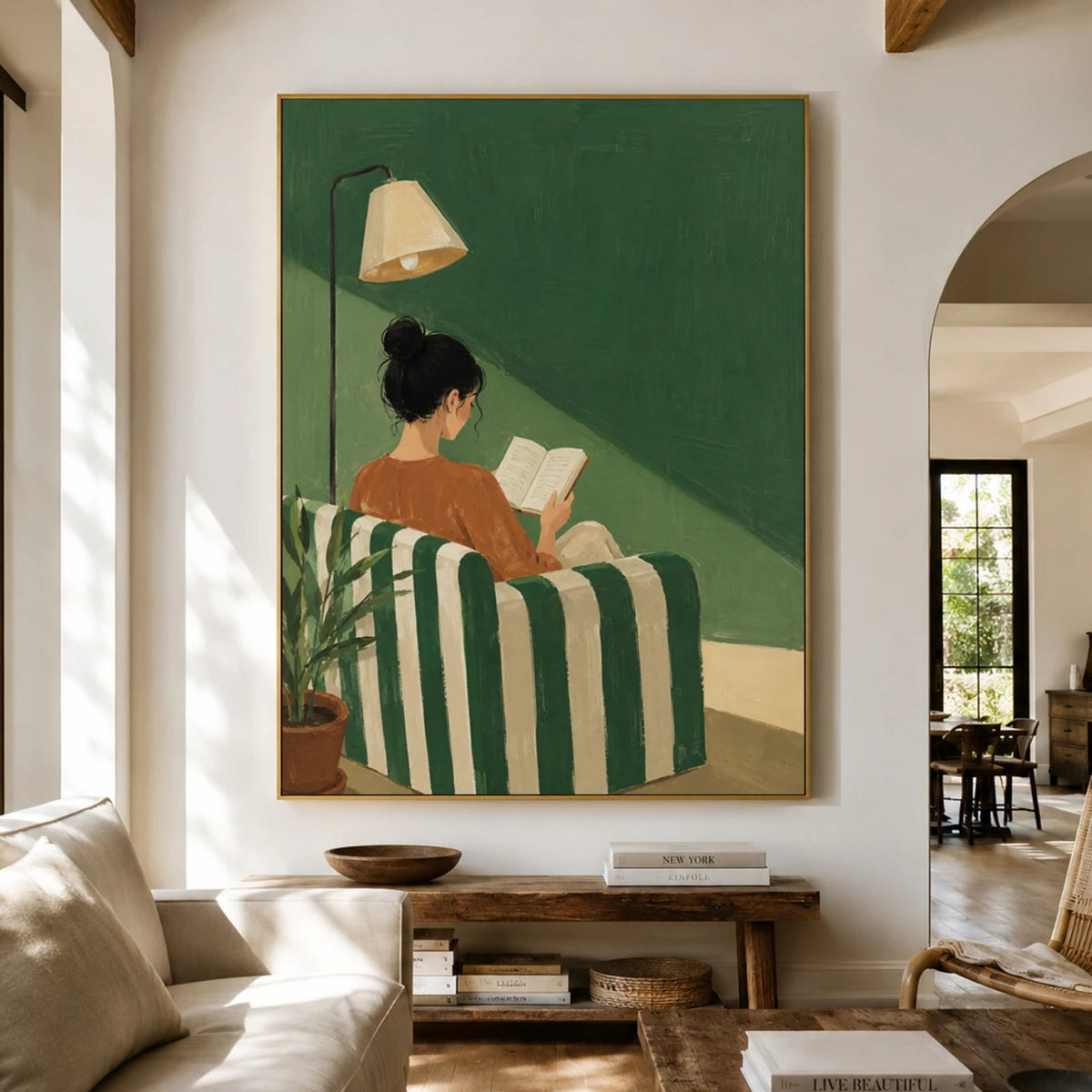 Modern Folk Art｜Emerald Reading Hour