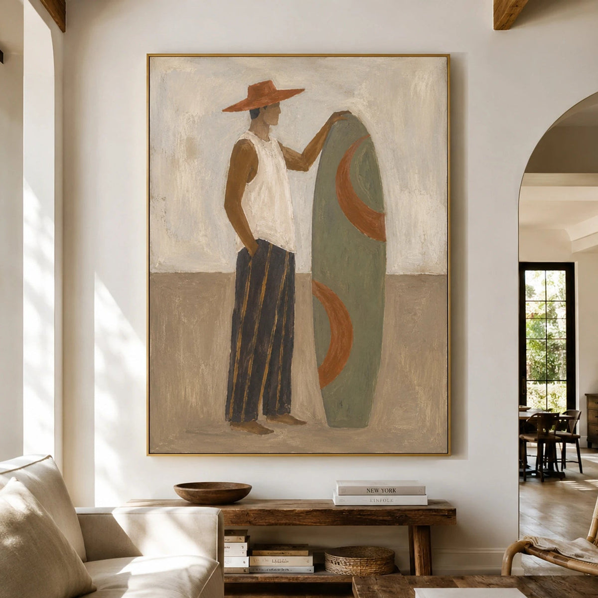 Modern Folk Art｜Quiet Surf Day