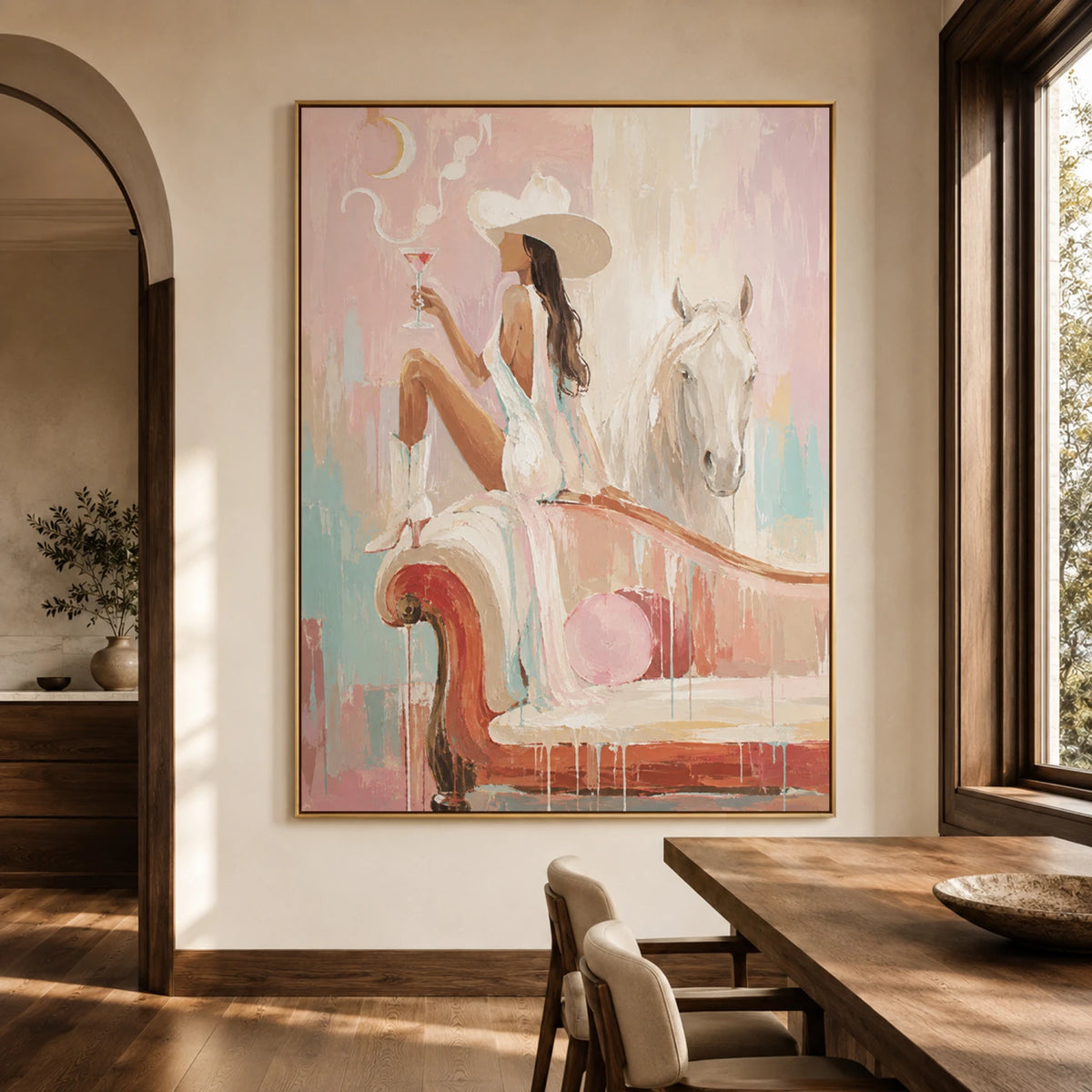 Western Pop Art｜Champagne Moon