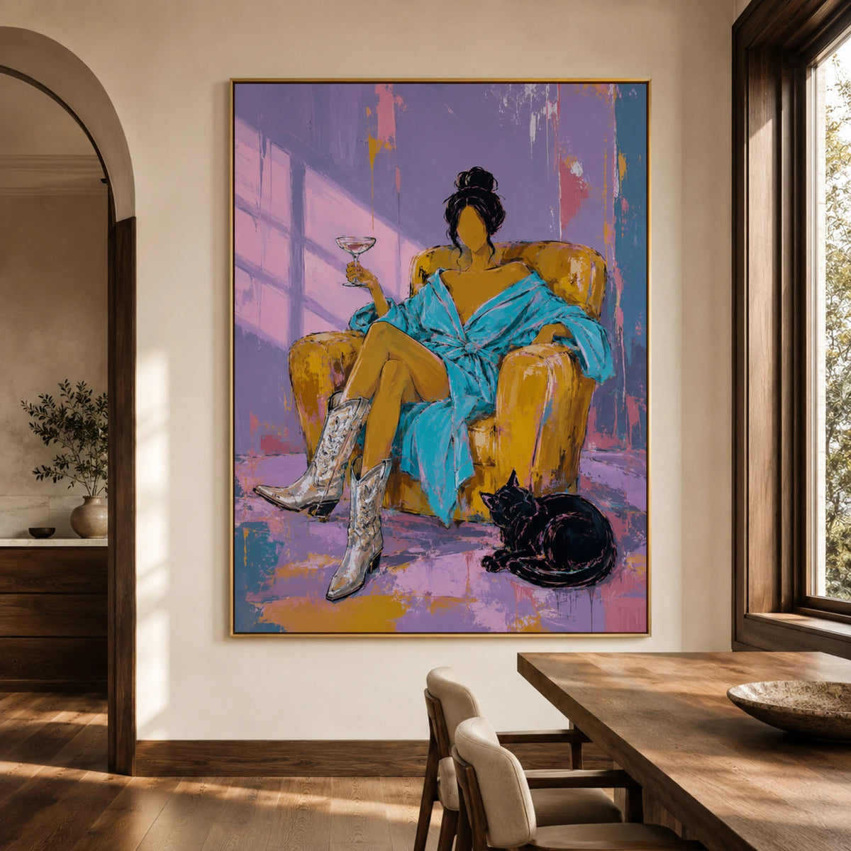 Western Pop Art｜Midnight Elegance
