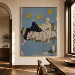 Western Pop Art｜Starlit Cowboy Reverie