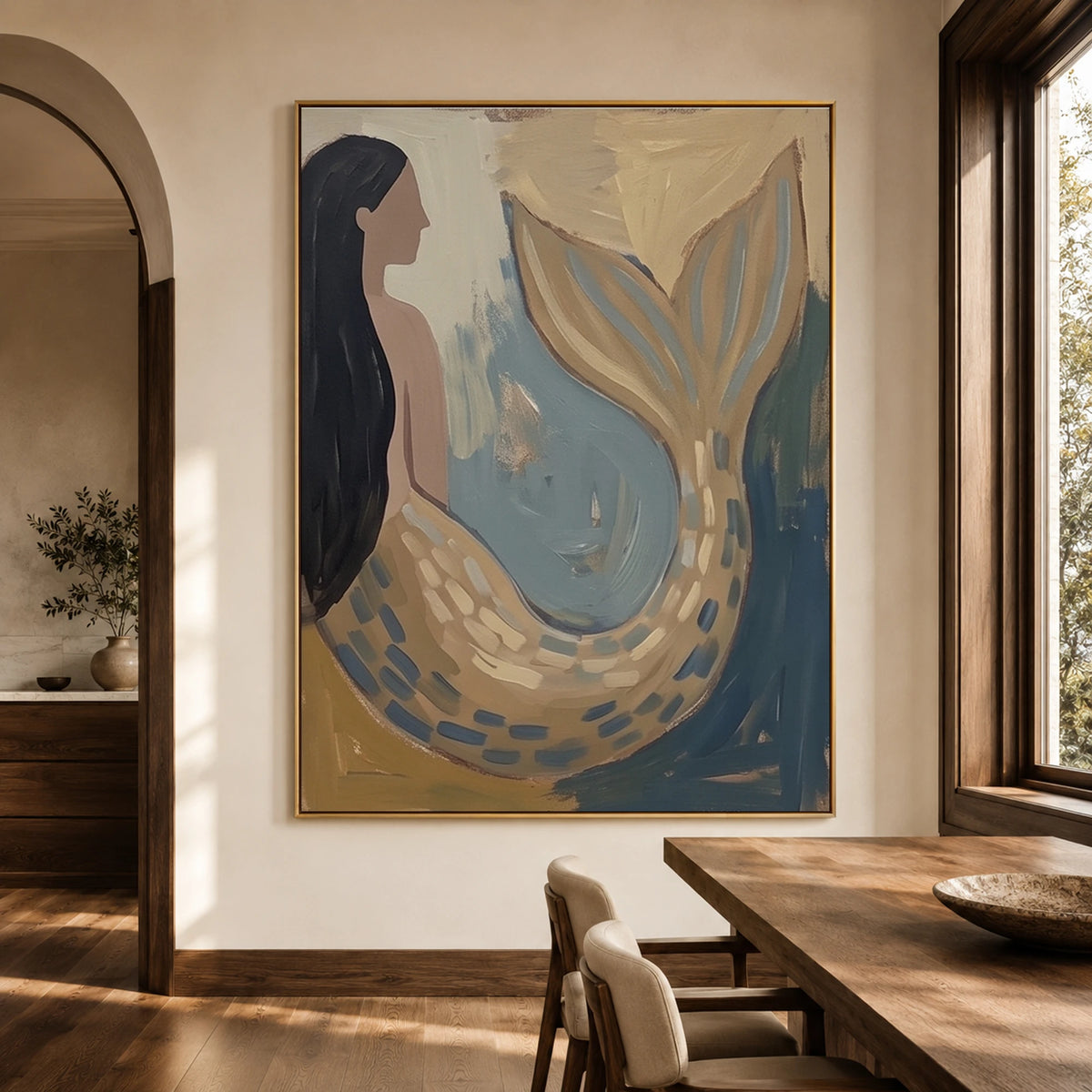Modern Folk Art｜Mermaid Tides