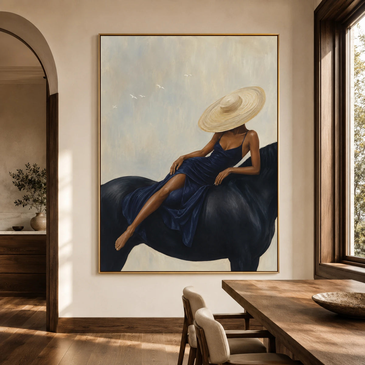 Vintage Americana Art｜Midnight Reverie