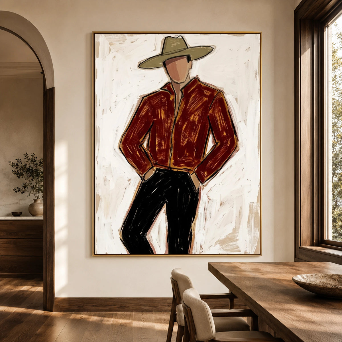 Western Pop Art | Classic Cowboy Portrait