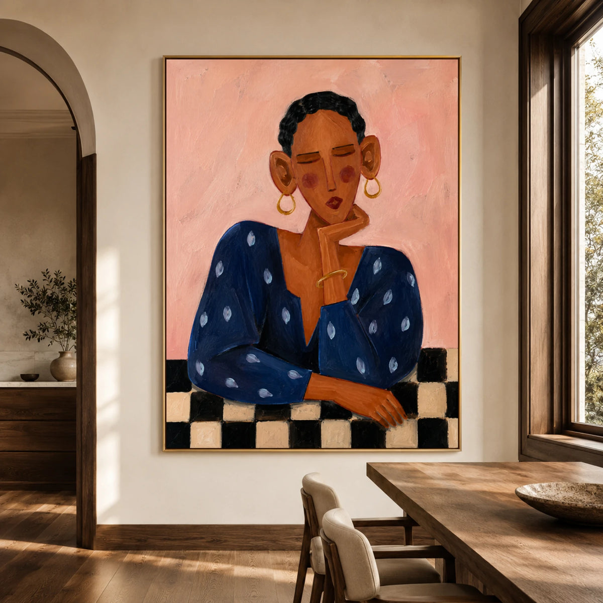Modern Folk Art ｜ Quiet Blue