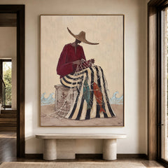 Modern Folk Art｜Coastal Fisher