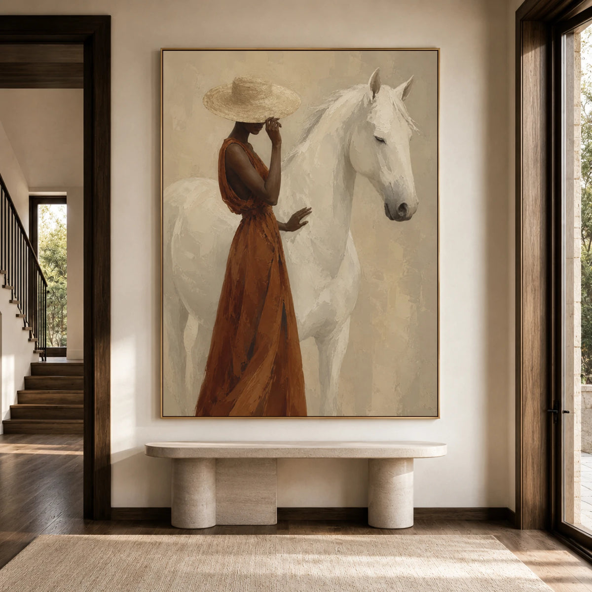 Vintage Americana Art｜Sunlit Companion