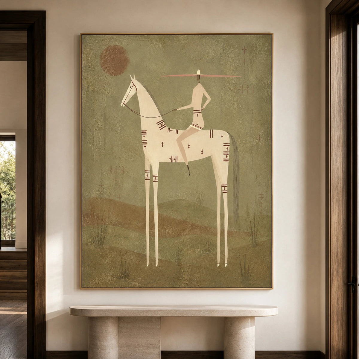 Vintage Americana Art｜Sage Prairie Rider