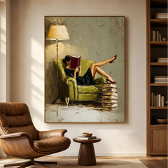 Modern Folk Art｜Olive Reading Reverie