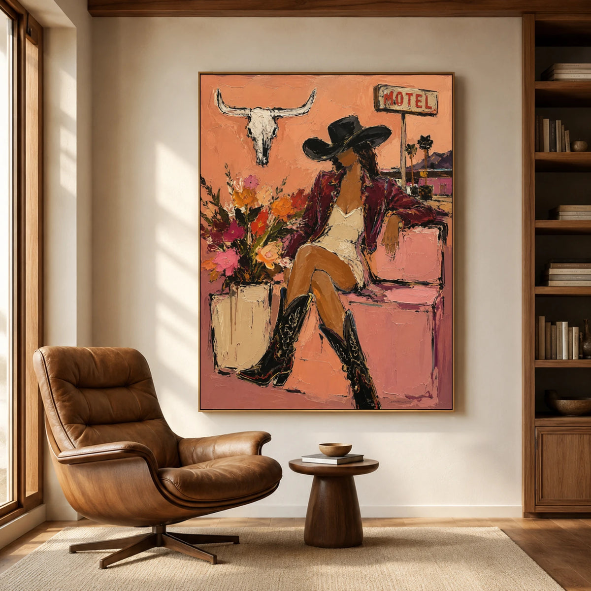 Western Pop Art｜Desert Rose Wanderer