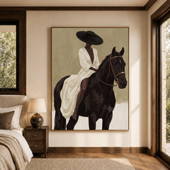 Vintage Americana Art｜Obsidian Rider