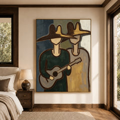 Vintage Americana Art｜Prairie Duet