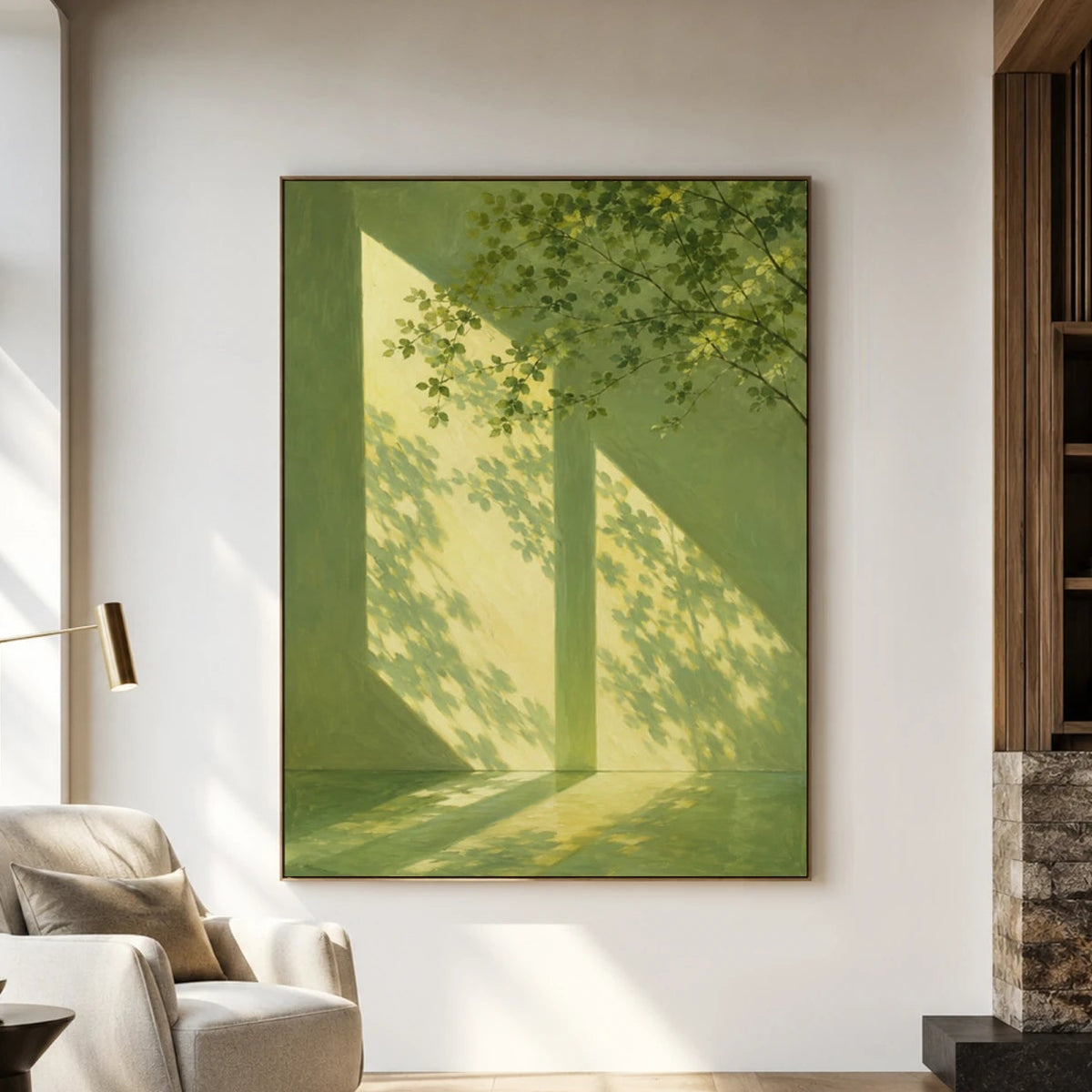 Expressive Contemporary Art｜Verdant Window Light