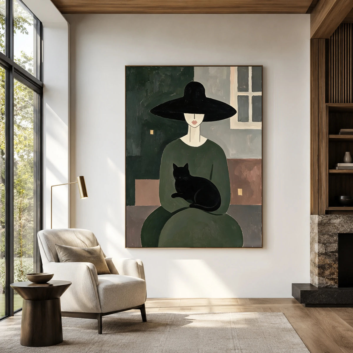Vintage Americana Art｜Midnight Companion
