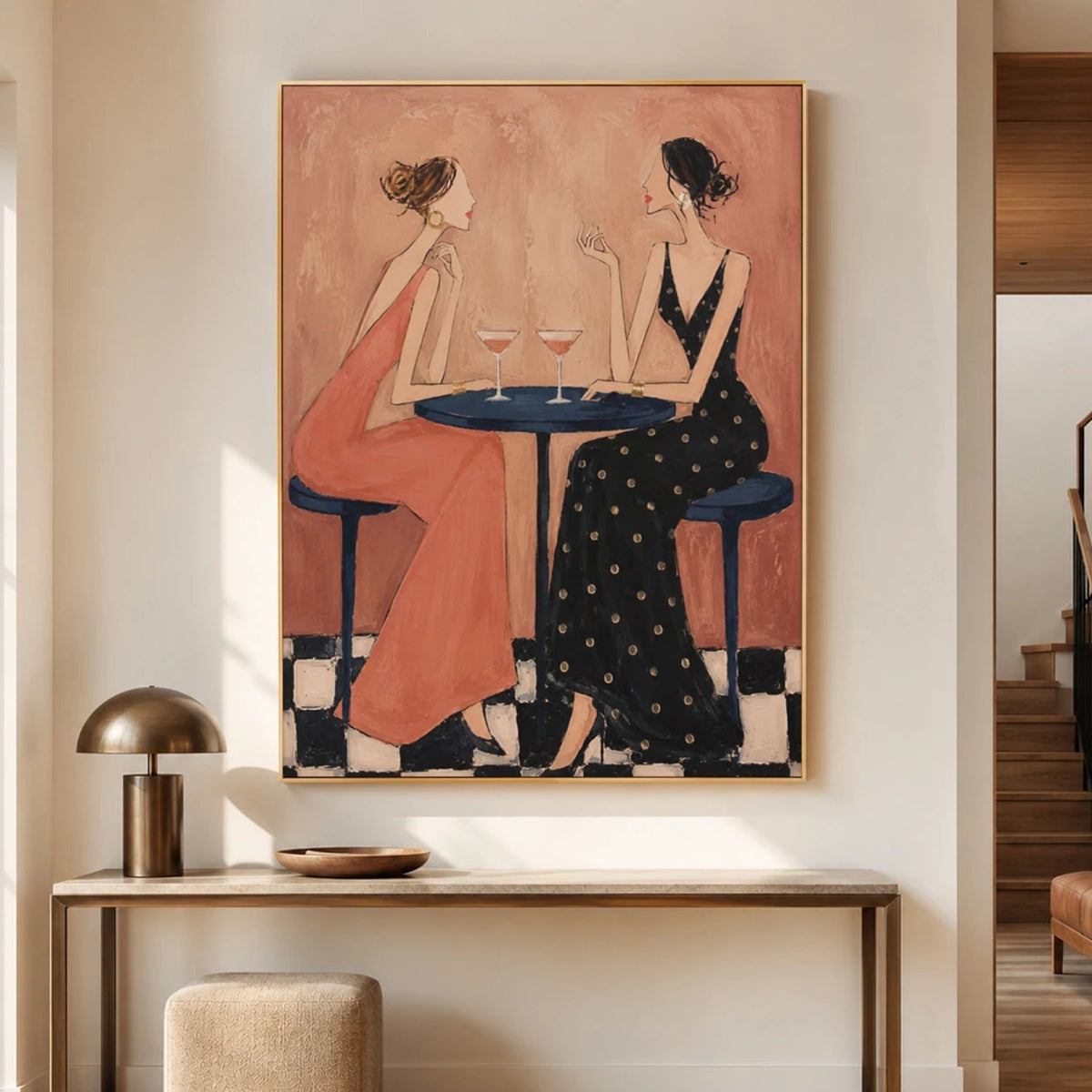 Modern Folk Art｜Girls at the Table