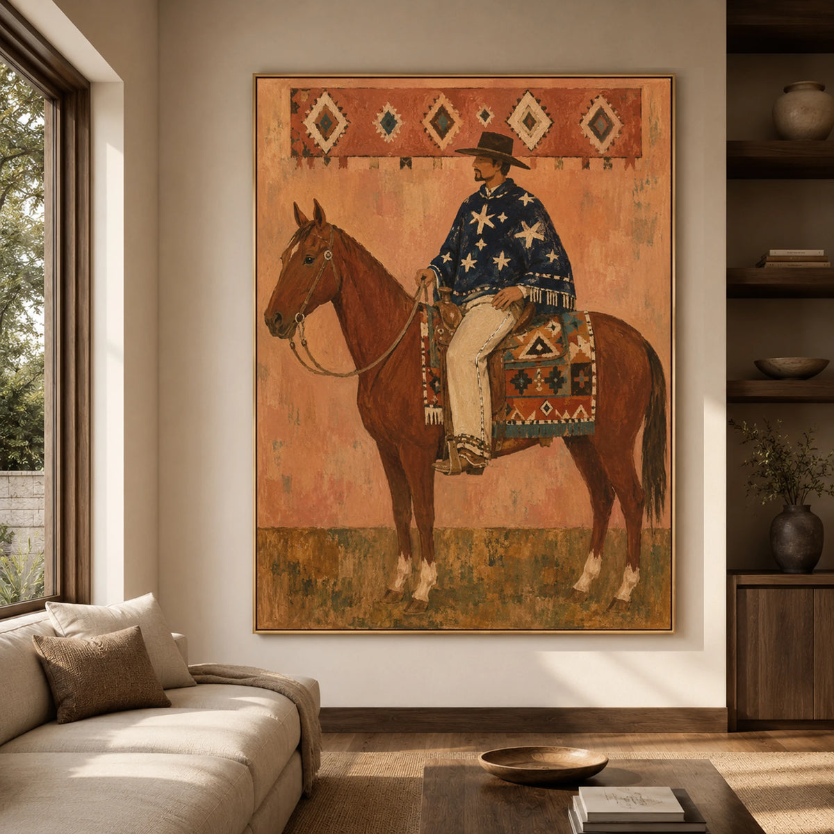 Modern Folk Art｜Desert Cowboy