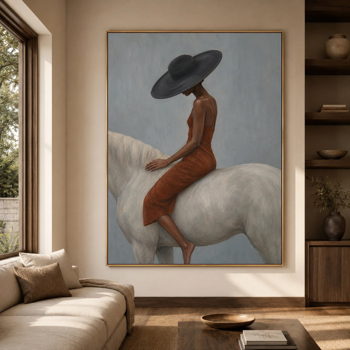 Vintage Americana Art｜Rust & Ivory