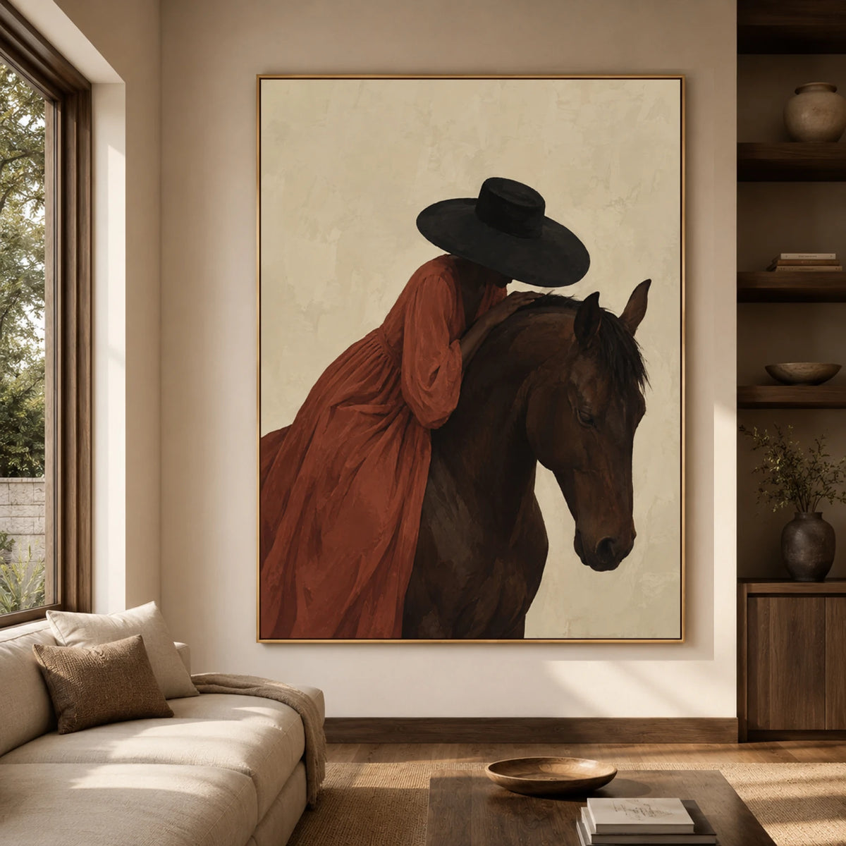 Vintage Americana Art｜Rust Embrace