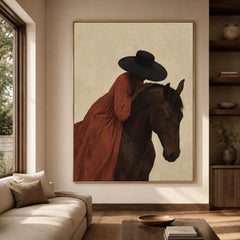 Vintage Americana Art｜Rust Embrace