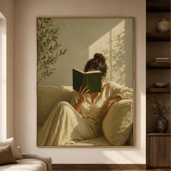 Expressive Contemporary Art｜Quiet Morning Reading