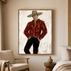 Western Pop Art | Classic Cowboy Portrait
