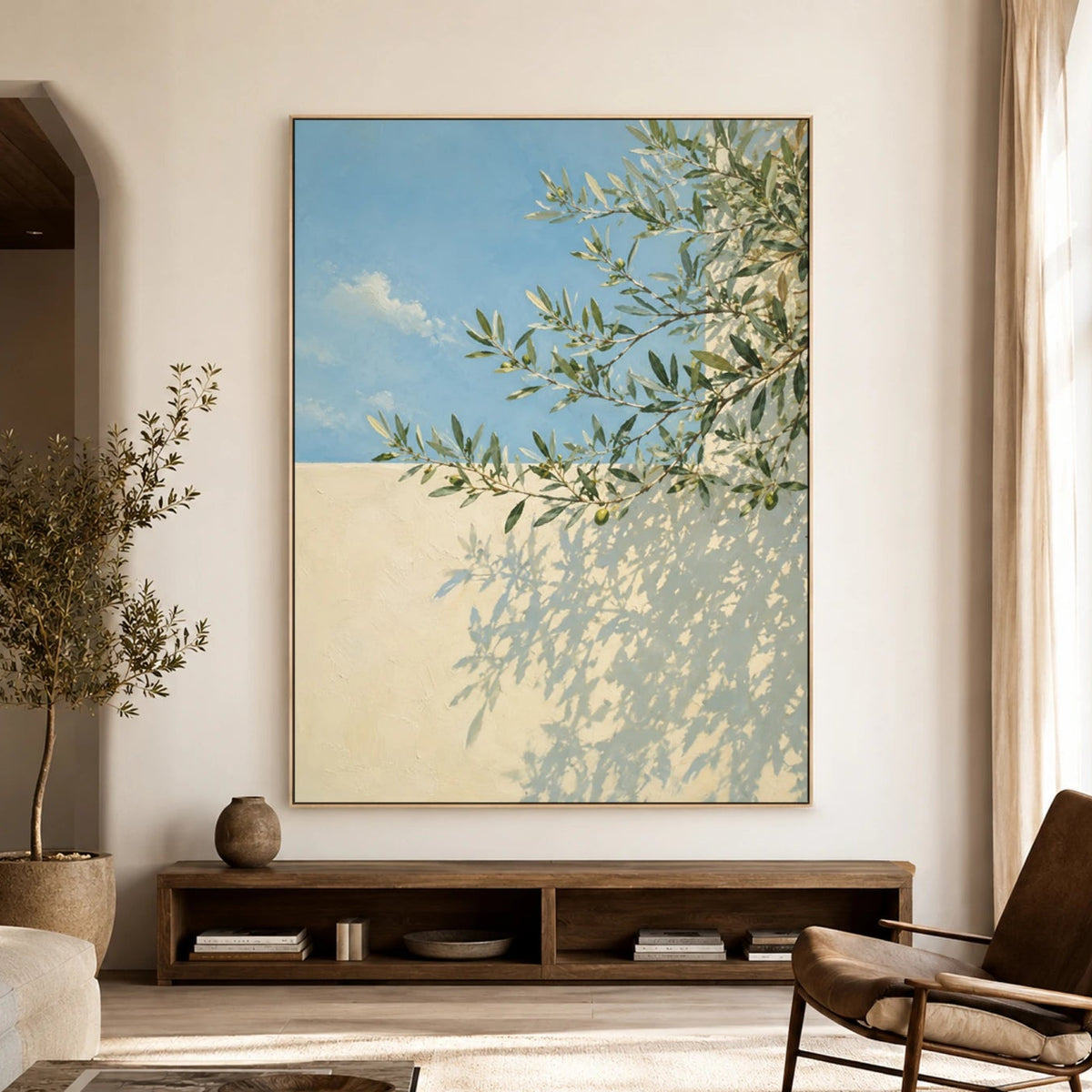 Expressive Contemporary Art｜Mediterranean Olive Light