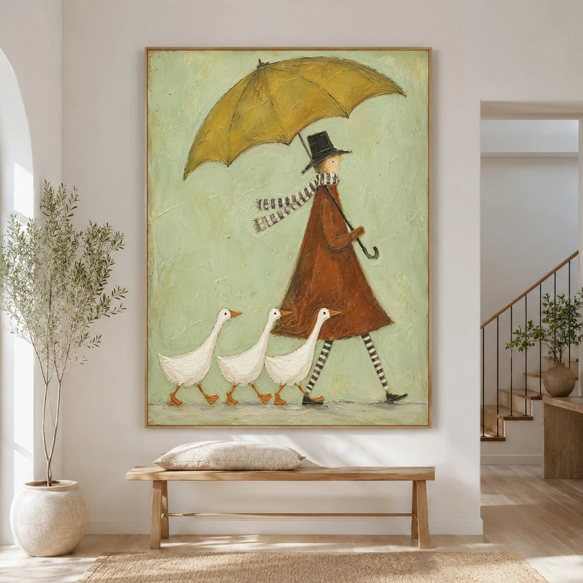 Modern Folk Art｜Autumn Goose Parade
