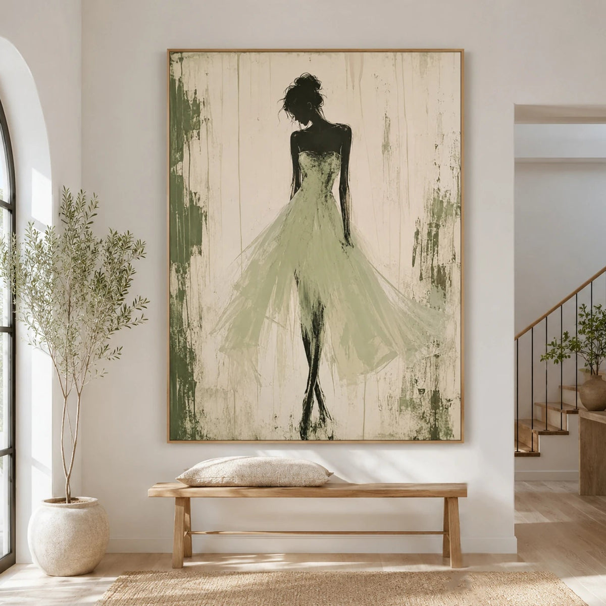 Modern Folk Art｜Ivory Dress Silhouette