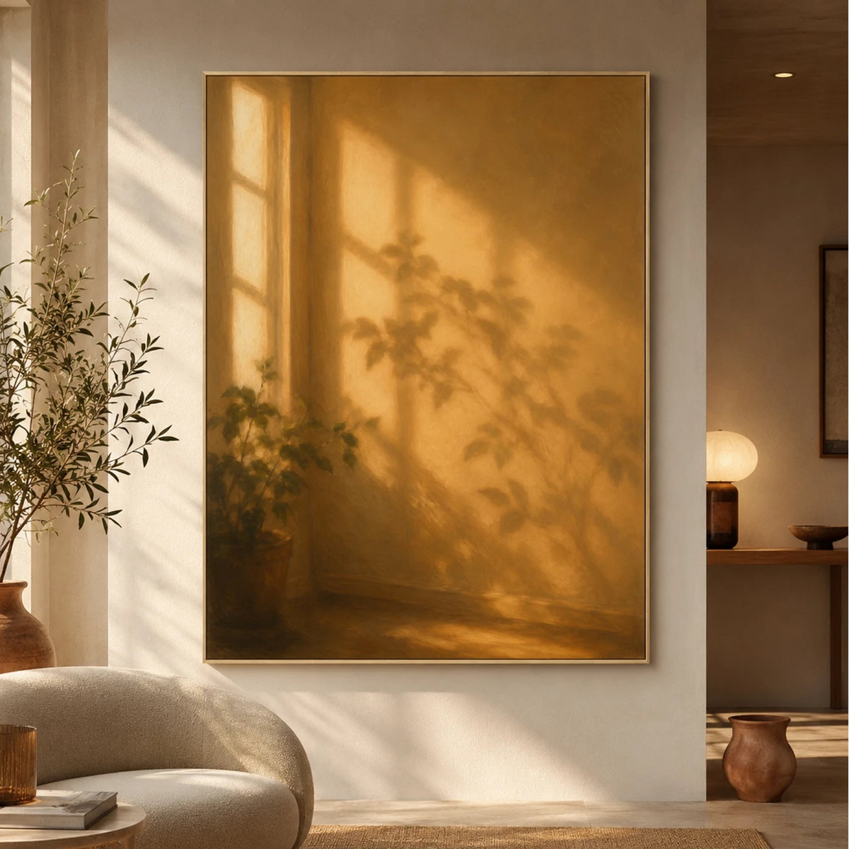 Expressive Contemporary Art｜Golden Shadow Reverie