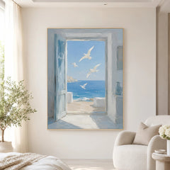 Expressive Contemporary Art｜Coastal Morning View