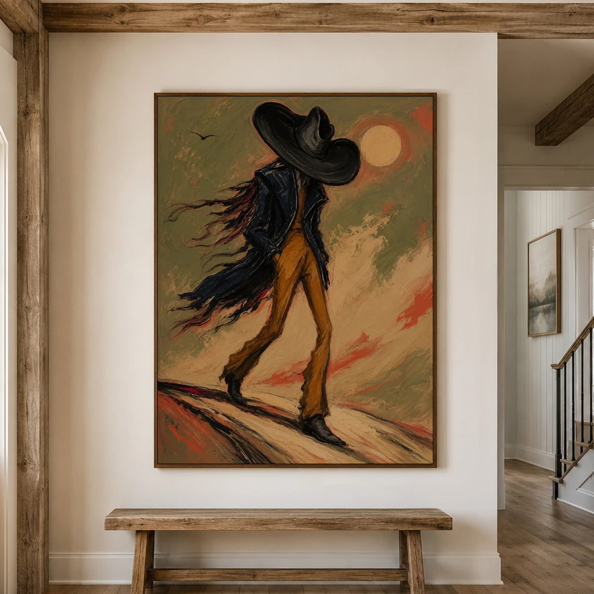 Western Pop Art｜Desert Shadow Rider