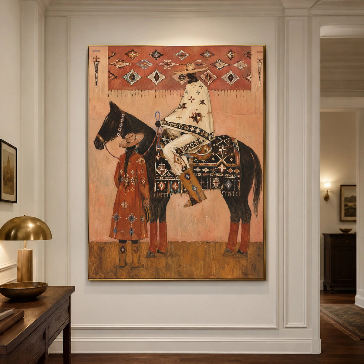 Modern Folk Art｜Horseback Rider