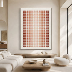 Textured & Impasto Art｜Terracotta Rhythm