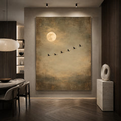 Expressive Contemporary Art｜Under the Golden Moon