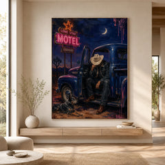 Western Pop Art｜Lone Star Midnight