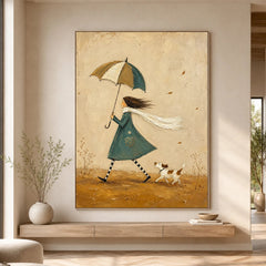 Modern Folk Art｜Autumn Stroll Companion