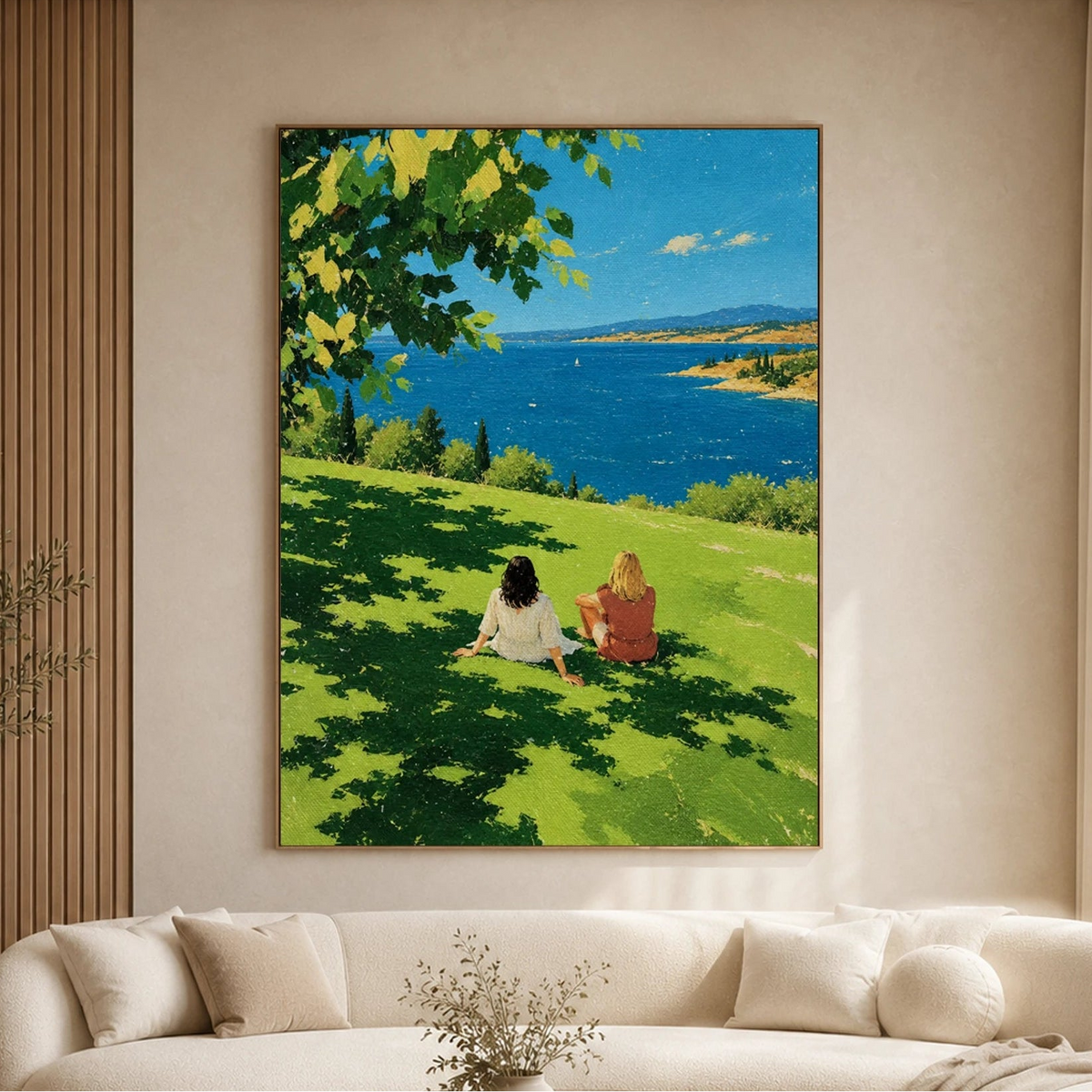 Modern Folk Art｜Seaside Afternoon Together