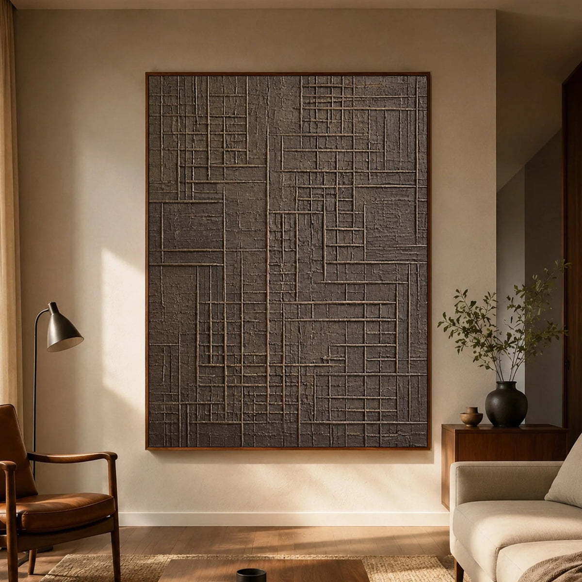 Textured & Impasto Art｜Bronze Linework