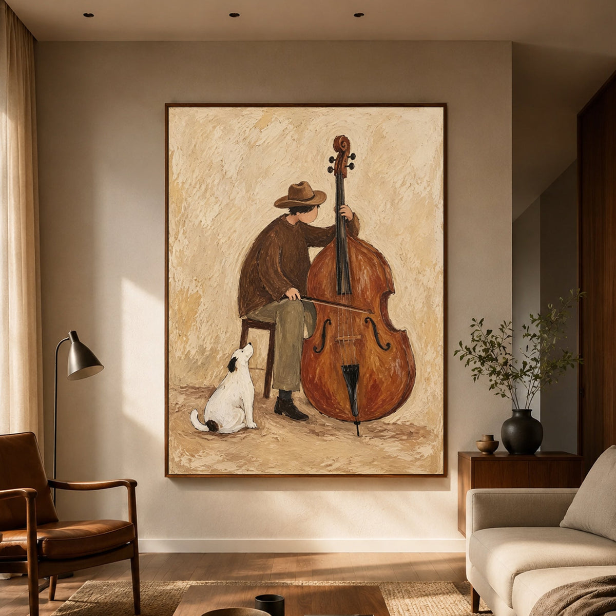 Modern Folk Art | Evening Notes & Loyal Companion