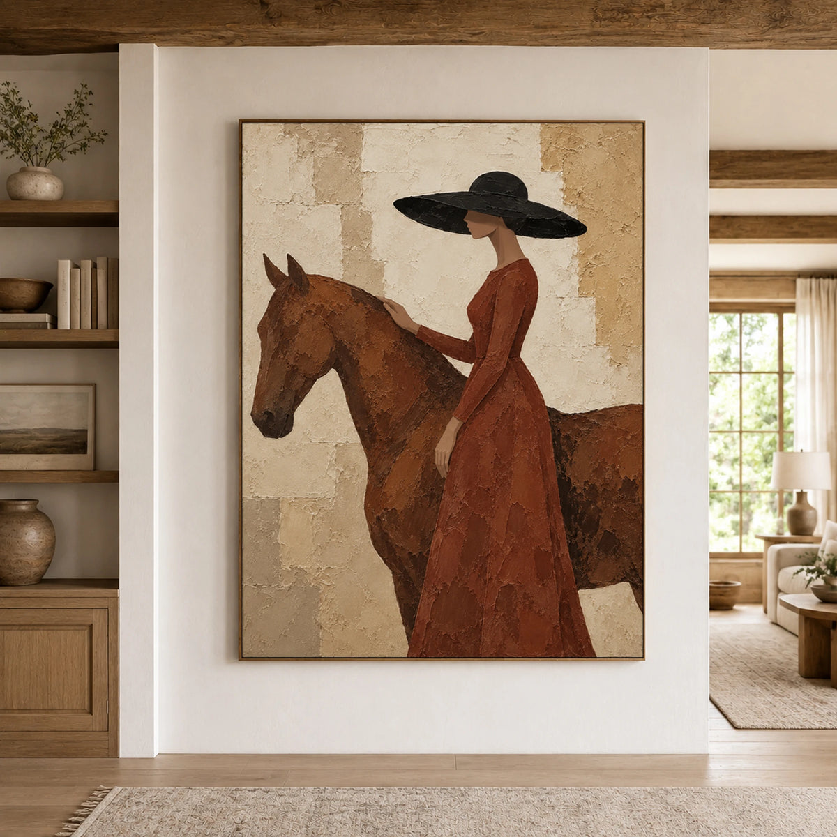 Vintage Americana Art｜Silent Rider