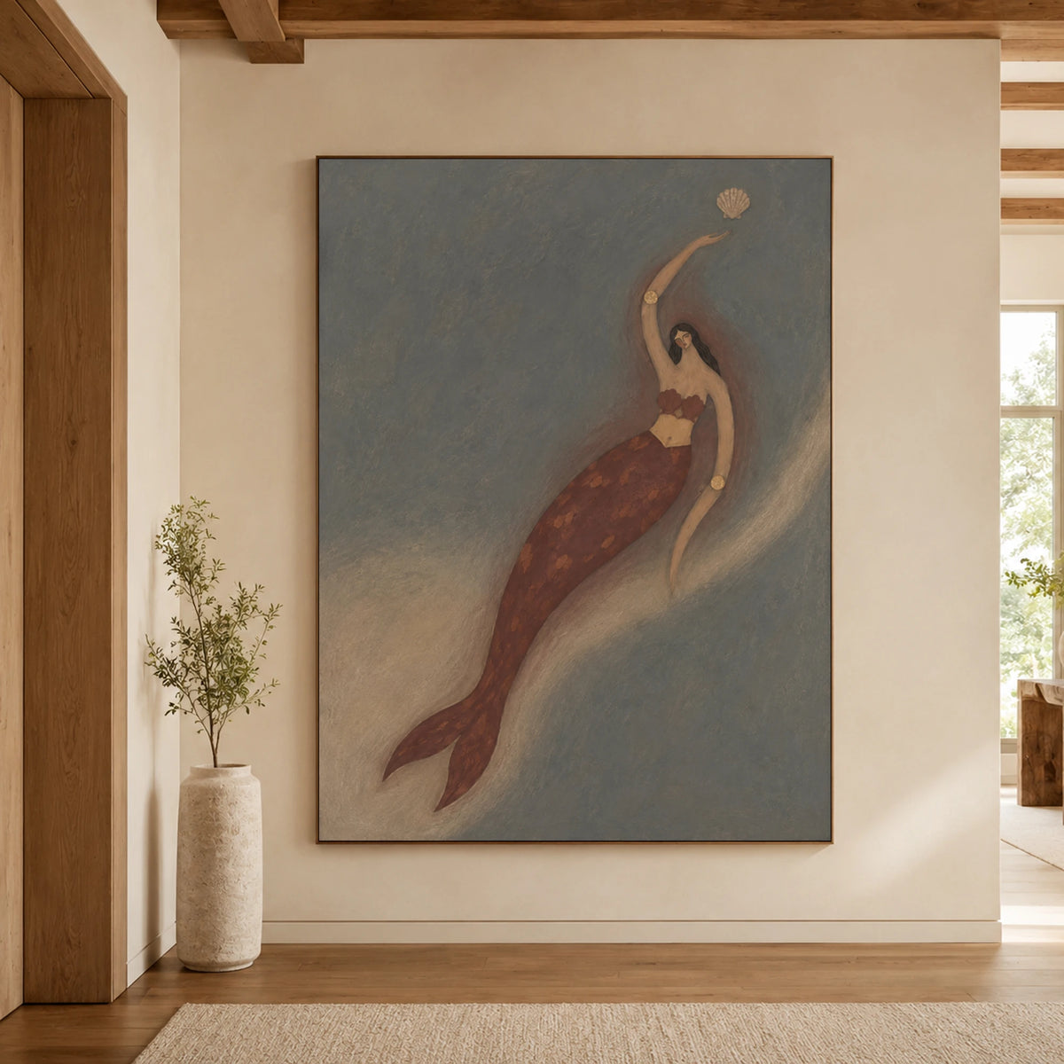 Modern Folk Art｜Mermaid Reverie